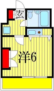ベイステート安間【7階】の間取り