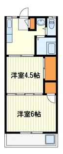 第二住良志荘【1階】の間取り