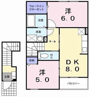 ベル シャトーIII【2階】の間取り