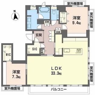パーチェ三条菊鉾町【3階】の間取り