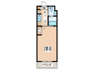 レジデンス朝日町【4階】の間取り