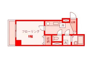 デュークガーデン八景III【5階】の間取り