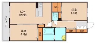 レクエルドI【3階】の間取り