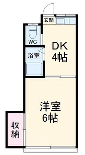 第7コーポ稲垣【1階】の間取り