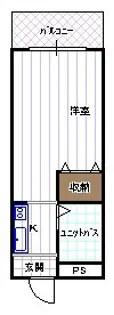 ネオコーポイケダヤ1号館【4階】の間取り
