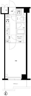 ルーブル亀戸天神前【6階】の間取り