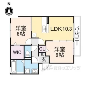 グランドゥール【3階】の間取り