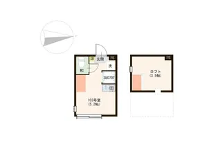 フォルトゥーナ大森町【1階】の間取り