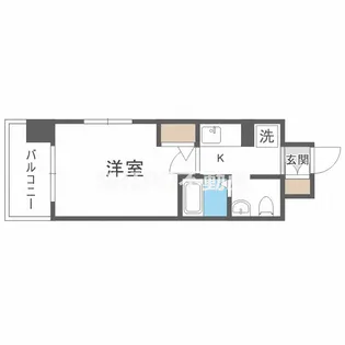 エスリード野田阪神駅前【9階】の間取り
