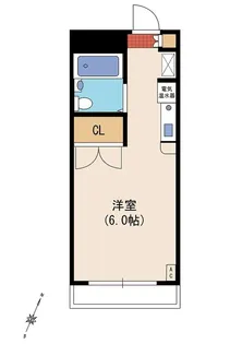 ジェイラム横濱【3階】の間取り