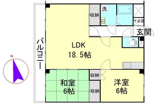 エスポワール春日部【3階】の間取り