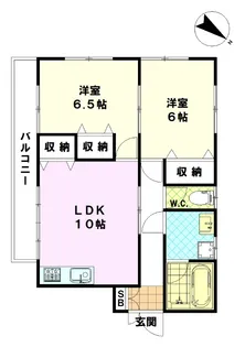 サンライズ【2階】の間取り