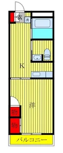 ネクストジェイ都賀【3階】の間取り
