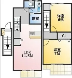 グランシャリオ【1階】の間取り