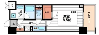 エスリード長堀タワー【3階】の間取り