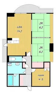 エスティーム地御前【6階】の間取り