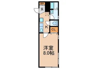 フォレスト城山【2階】の間取り