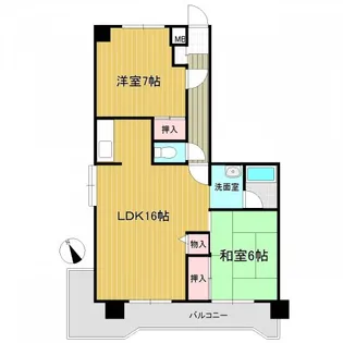 エステマール【3階】の間取り