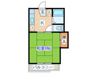 ラ・フォーレI【2階】の間取り