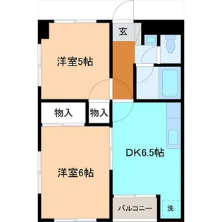 リライフII【2階】の間取り