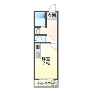 コーポ三重ハウス【2階】の間取り