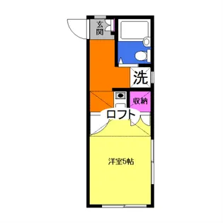 レオパレス古賀【1階】の間取り