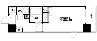 リーガル天神橋【7階】の間取り