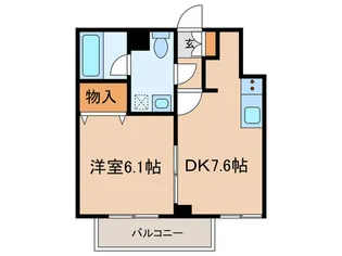 ウェルハウス東大井B棟【1階】の間取り