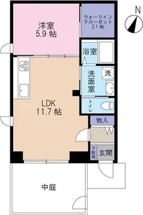 塩釜リトル・ヒルズ【1階】の間取り