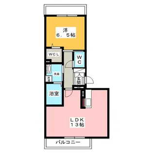 ヴィレッヂ瑞穂【1階】の間取り