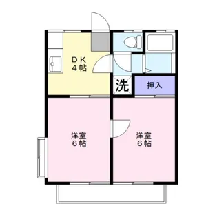 プリムヴェール益子【2階】の間取り