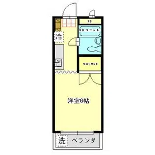 ハイライズ田中【1階】の間取り