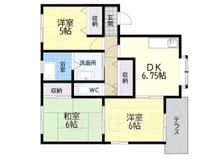 ディアスさと【2階】の間取り