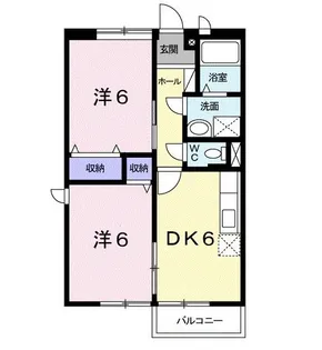 プリムローズ2【2階】の間取り