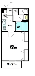 ヴィラ堀之内【3階】の間取り