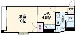 JUNラ・フォンテーヌ【2階】の間取り