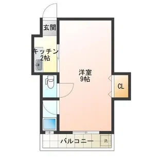 桂ビル【3階】の間取り