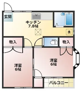 メイプルタウン1【2階】の間取り