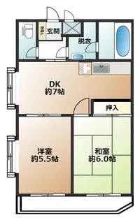 メゾン上給【3階】の間取り