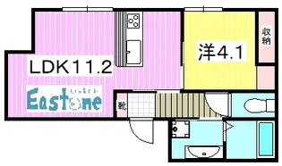 フェリシア荒田八幡【1階】の間取り