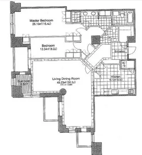 青山第一マンションズ【14階】の間取り