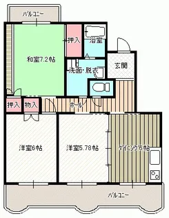 メゾンフォレスト【1階】の間取り