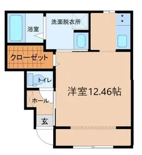 A’s大河原(エーズオオガワラ)【1階】の間取り