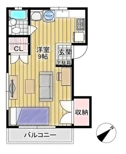 ベルハウス【2階】の間取り