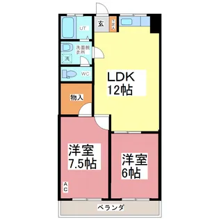 水谷ビル【2階】の間取り