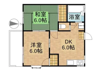 シャロム・F【2階】の間取り