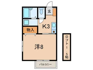 ドルフ甲南【2階】の間取り
