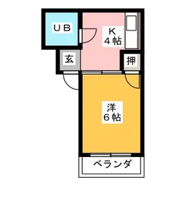 太国レジデンス【1階】の間取り