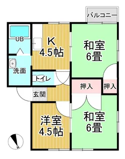 メゾン・ド・さくら【2階】の間取り