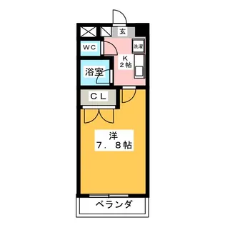 コロナハイツB棟【2階】の間取り